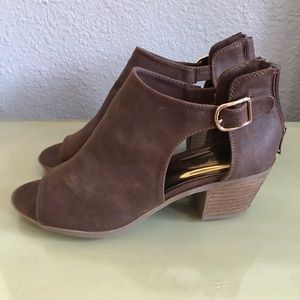 Carlos by Carlos Santana Open Toe Booties